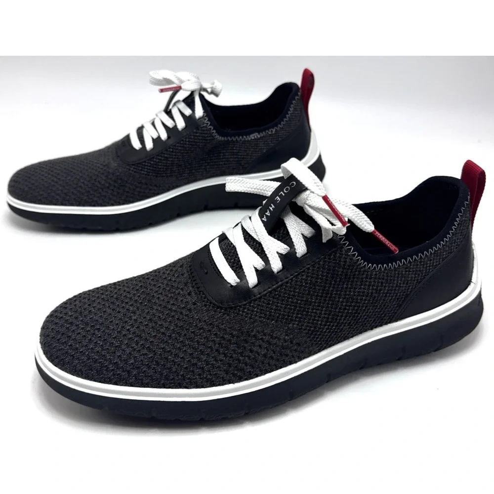 Cole Haan Mens Generation Zerogrand Stitchlite Sneaker C31402 Black Gray Size 9